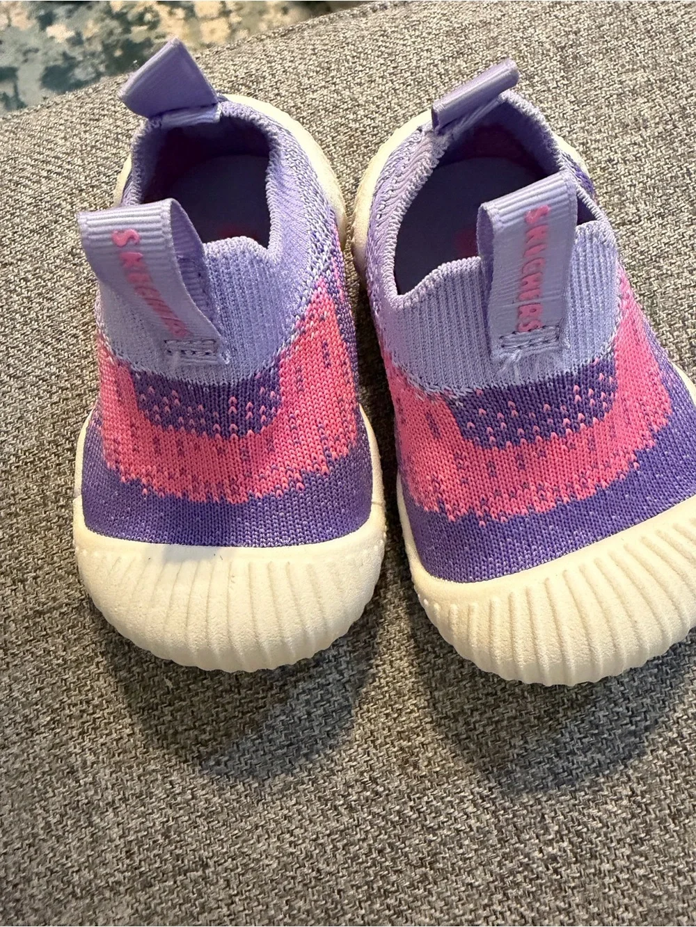Skechers Little Explorers Kids Slip-On Water Shoes Purple and Pink VGUC